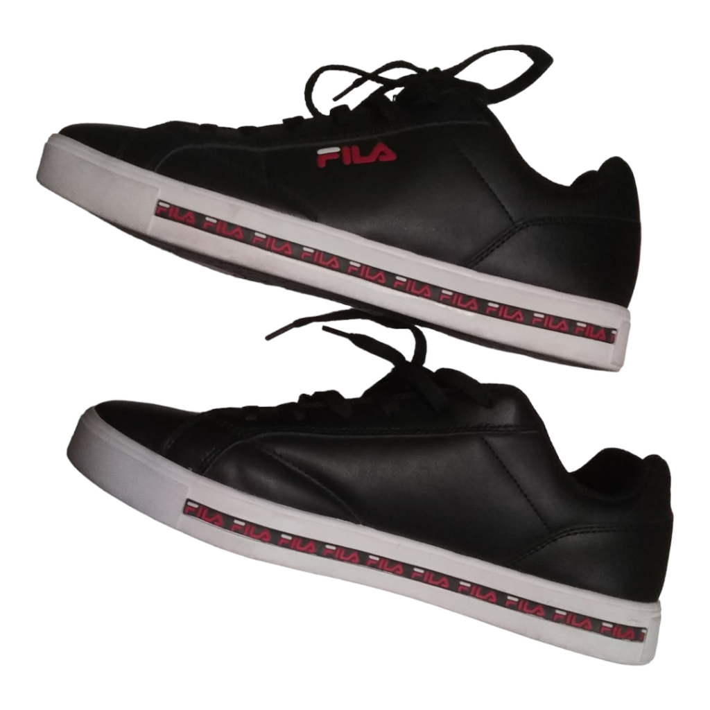 New Fila Faux Leather Shoes W/New Dr. Scholl's Inserts. Men's 10.